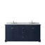 Meuble-lavabo double autoportant 60 po avec plateau en quartz et miroir Avery-97851419-97851423-100500669