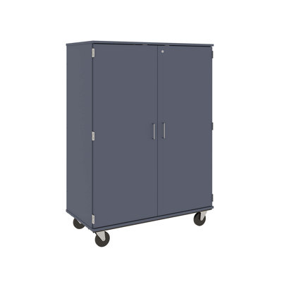 12 Compartments Mobile Classroom Cabinet with Locking Doors