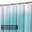 Rideau de douche transparent transparent, rideaux de douche pour la salle de bain avec 12 crochets-131465794
