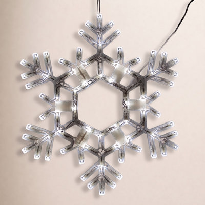 LED Folding Snowflake Lighted Display