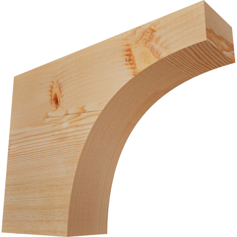 Huntington Smooth Rafter Tail, Douglas Fir, 12"H x 3 1/2"W x 16"L