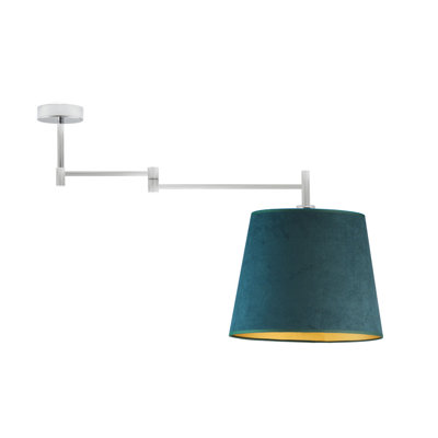 Dunkerton Fabric Semi Flush Mount