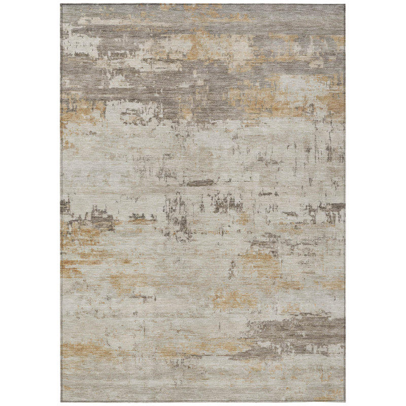 Machine Washable Indoor/Outdoor Jacinto ACN2145 Abstract Rug, Rectangle 3' x 5'