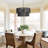 5-Lights Hand-Woven Rattan Pendant Light-1825242231