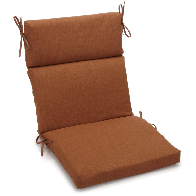 Outdoor 3'' Seat / Back Cushion, Mocha, 22" W x 45" D
