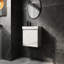 Armoire de salle de bain avec lavabo en céramique pré-percée pour robinet de 20 po