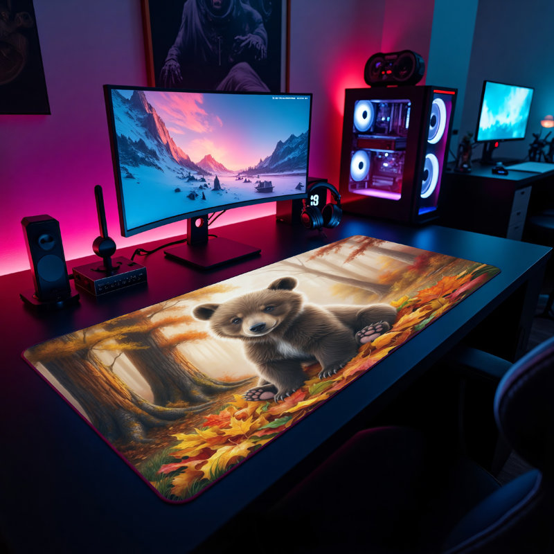 Polyester Desk Pad, 23.6x13.8