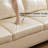 White Faux Leather Sectional With Storage Ottoman-1420157110-1420157109