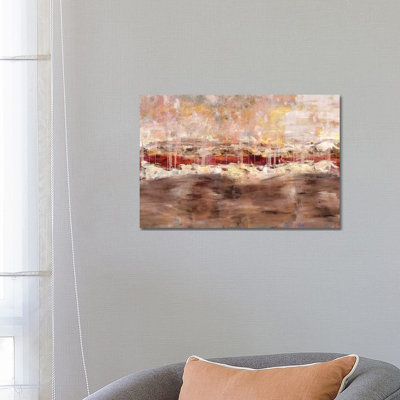 Clouds And Ground by Maximiliano Casal - Wrapped Canvas Painting