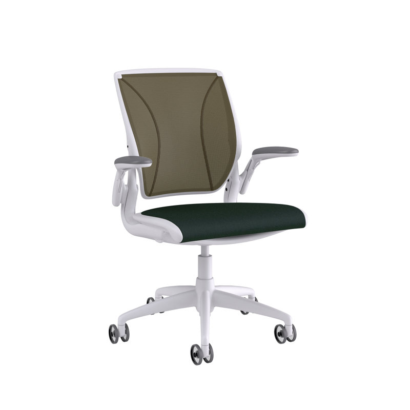 Diffrient World Wool Task Chair, Corde/Azure, Catena/Bayberry, White