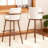 Upholstered Bar Stool with Metal Frame