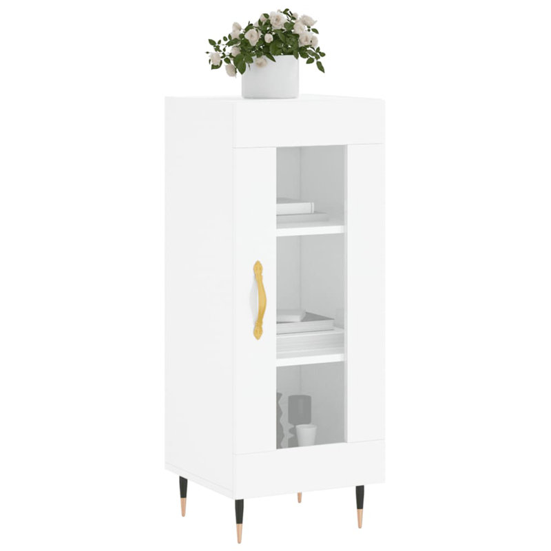Malama Display Cabinet, High Gloss White