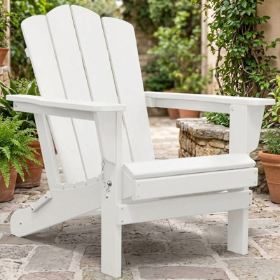 Chaise Adirondack pliante en résine