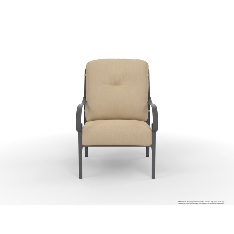 Pasadera Outdoor Lounge Chair, Trax Burgundy, Graphite