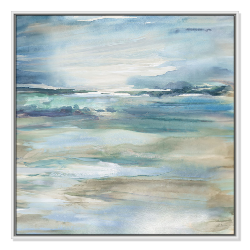 Reflected Skies - Square Version Print by Carol Robinson, White Floater, 31.5" H x 31.5" W