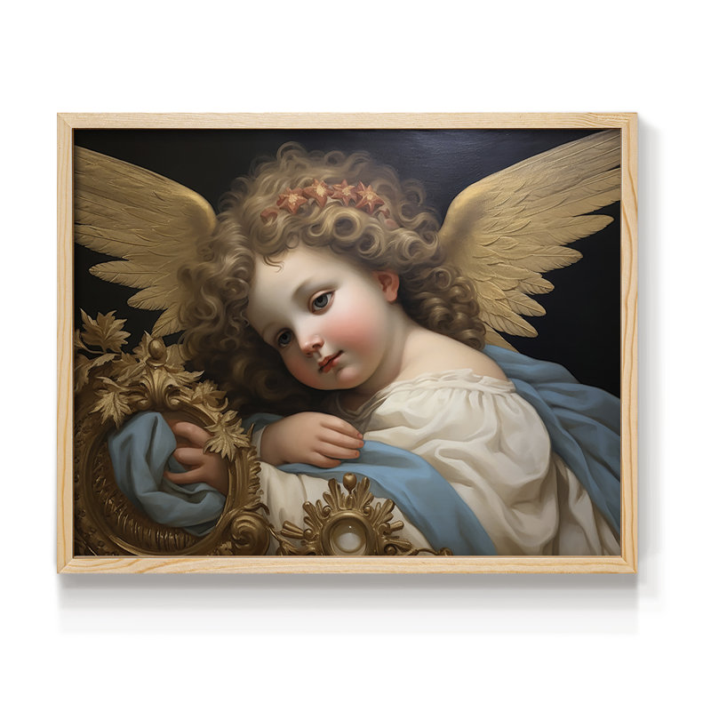 Angels From Above-LXII - Impression encadrée - Restickable, H 8 po x l 10 po, Encadré naturel