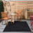 Nourison Essentials Black Indoor/Outdoor Area Rug-2018582421