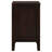 Garrett Cappuccino 2-Drawer Rectangular Nightstand