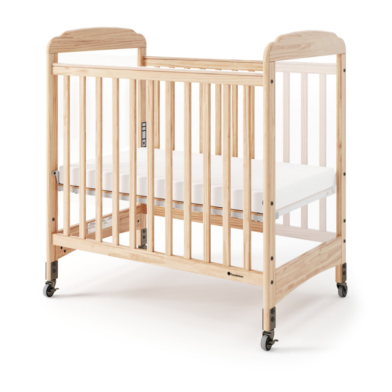 Foundations Serenity Fixed Side Clearview Crib
