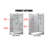 39-1/2 In W x 75 In H Modern Shower Tempered Glass Panel with Easy Maintenance Frosted Surface-115608581-115608582