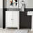 Double Door Bathroom Storage Cabinet Freestanding Accent Cabinet With Adjustable Shelves
