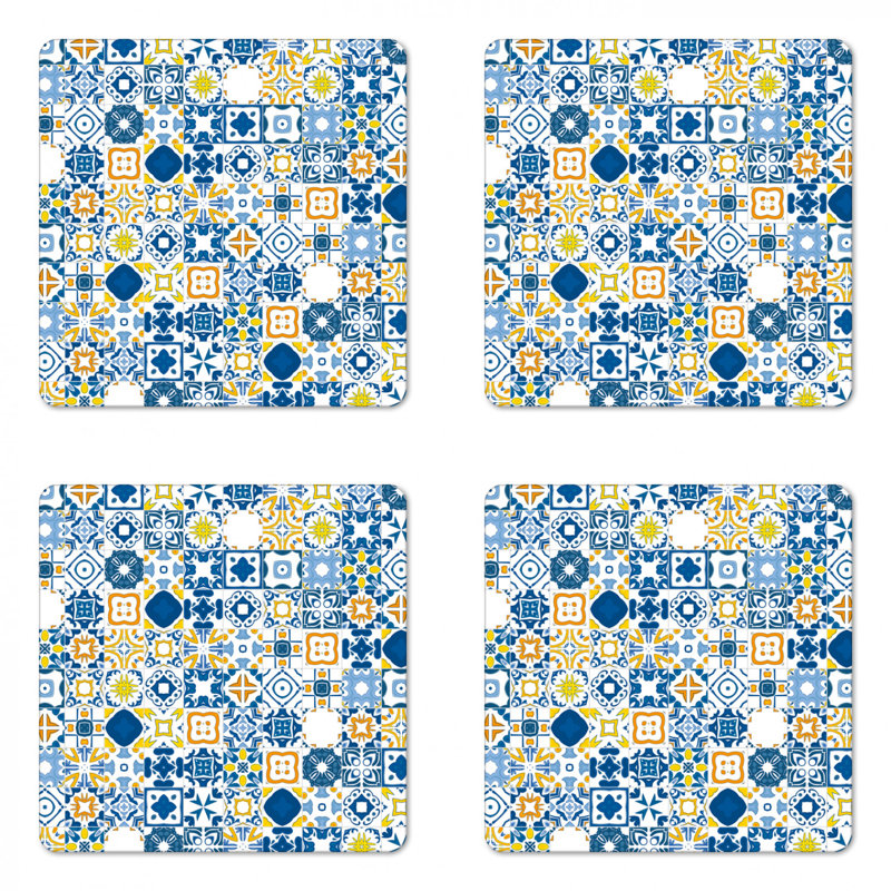 Square 4 Piece Coaster Set