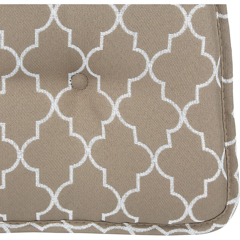Non-Slip Berkely Dining Room And Kitchen Seat Cushions, 16 X 15 X 2 Inches, Brown