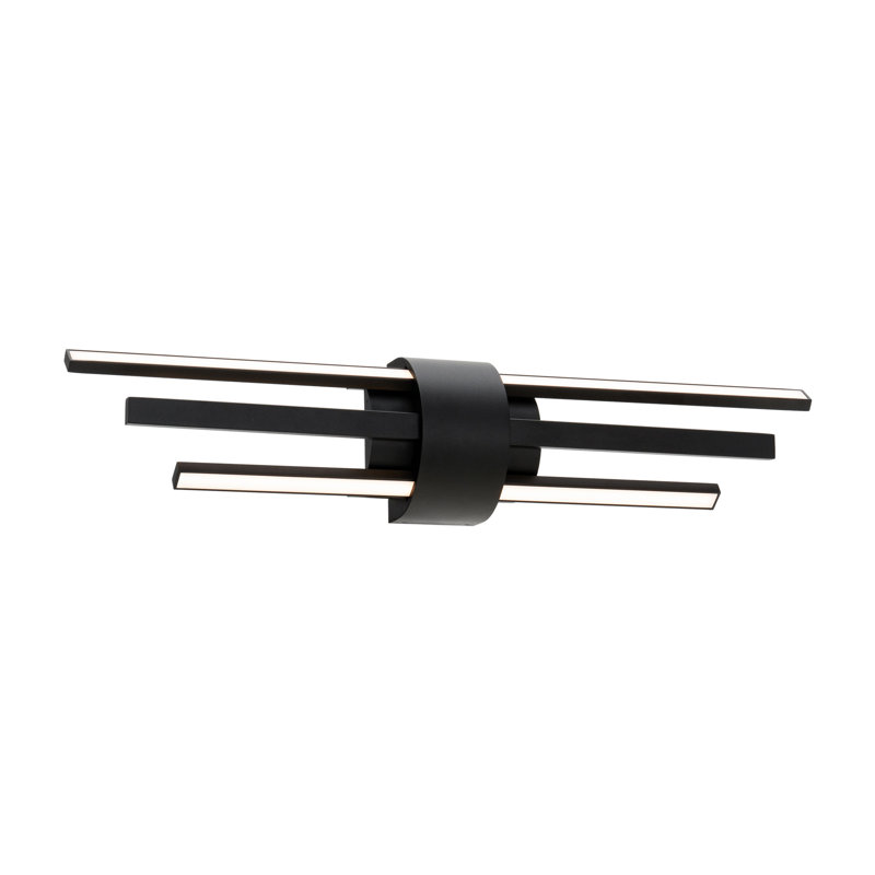 Melody LED Bath Vanity & Wall Light, Black