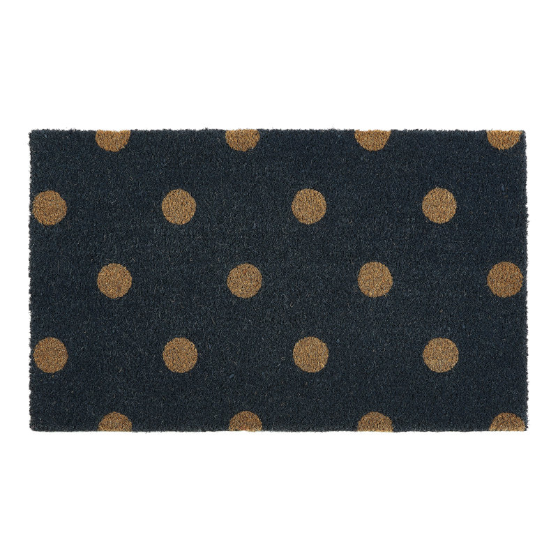 Peron Non-Slip Polka Dots Indoor / Outdoor Doormat