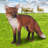 European Fox Statue