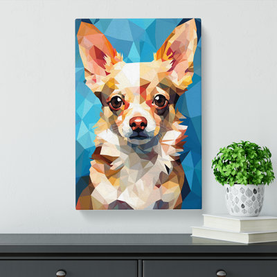 Chihuahua Cubism - No Frame Print