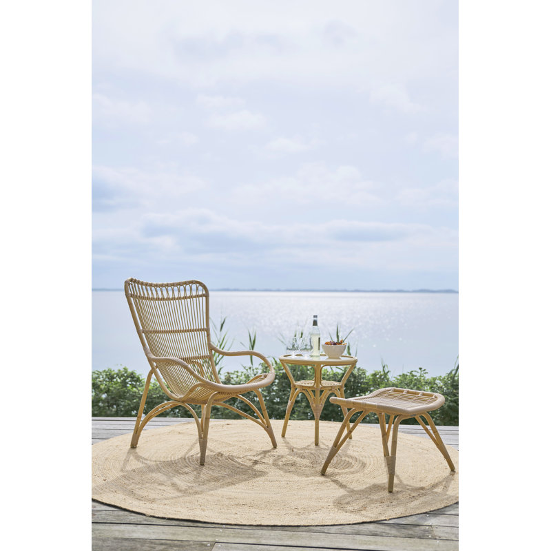 Monet Originals Outdoor Ottoman, Brown