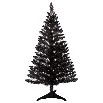 4ft Artificial Christmas Tree, 122 Branche Tips, 50 Lights for Indoor