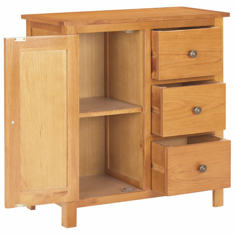 Boulton Cupboard 70x35x75 cm Solid Oak Wood