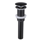 Bathroom Sink Pop-up Drain Without Overflow Vessel Sink,stainless Steel