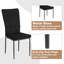 46 cm H Velvet Full Back Parsons Chair-94149090