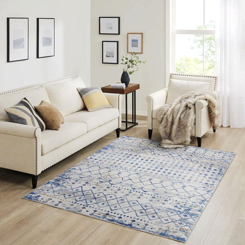 Tapis d'intérieur, tapis tissé à la machine, tapis d'intérieur, Rectangle 5 pi 3 po x 7 pi