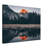 Yosemite Sunset Wall Art - Scenic Mountain Valley Landscape - Golden Hour Nature Artwork - Travel Inspired Decor - Rustic Outdoor Style - Modern Home Decoration for Living Room Bedroom & Office-1714670913