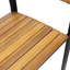Chaise en bois et métal Laris