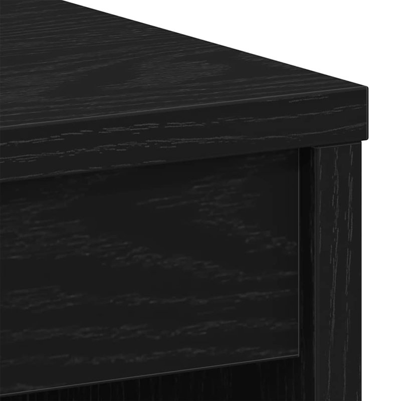 Frogerth Computer Desk, Black Oak