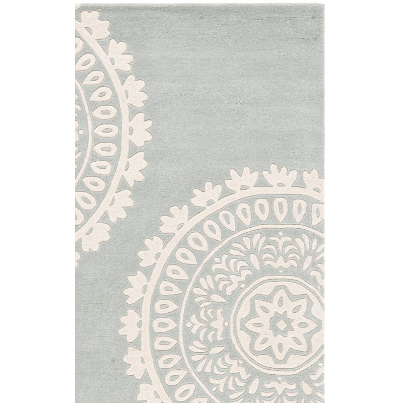 Tapis oriental en laine touffeté à la main Rudra, Rectangle 3 pi x 5 pi