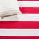 Brookvale Striped Hand-Woven Cotton Red/White Area Rug
