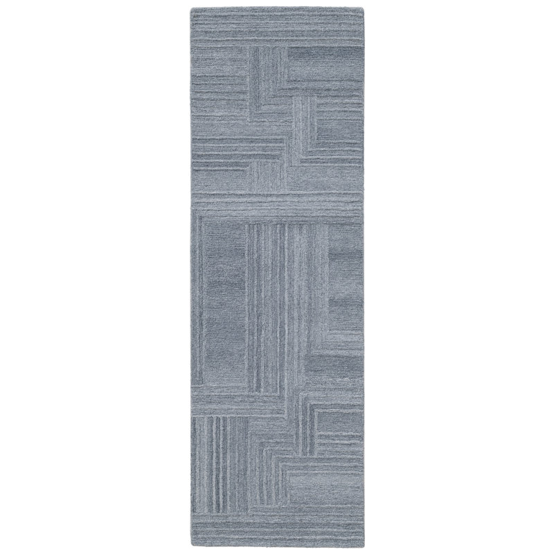 Assente Hand Tufted Polyester Indoor Rug, 2'6x8'