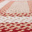 Waterbury Farmhouse Handmade Braided Red Area Rug-1973427926