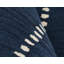 Nichols Striped Handmade Tufted Wool Navy Area Rug-1030637341