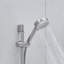 Système de douche de 10 pouces, ensembles de robinets de douche à barre coulissante, pommes de douche rondes complètes et combiné de douche à main 5 jets, robinet mural noir mat