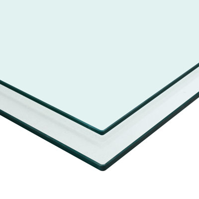 3/8 Inch Thick Tempered Rectangle Glass Table Top 23.6 Inches Wide, For Everyday Use 47.2*23.6 With Glass, - First Design
