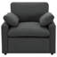 Fauteuil inclinable électrique Roca gris foncé-112747888