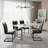 Set of 4 Modern Faux Leather Dining Chairs with C-Shaped Legs-1516831216-1516769880