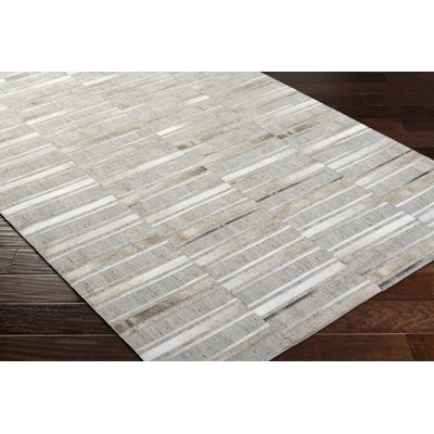 Soriah Cowhide Striped Rug